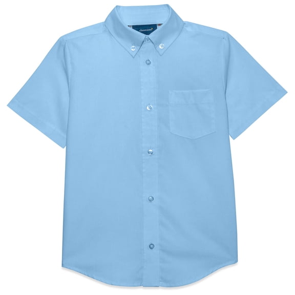 Classroom School Uniforms Big Kid Short Sleeve Oxford Shirt 57662, 12, Light Blue