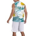 thumbnail image 5 of Rocae Daisy Flowers for Men's Basketball Jersey Lightweight and Breathable Athletic Tank Top,Quick-Drying Sports Jersey Large, 5 of 9