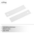 thumbnail image 3 of Unique Bargains WE1M504 Roulements de Tambour de Séchage en Plastique Blanc 4 Pack, 3 of 5