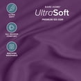 thumbnail image 3 of Bare Home Fitted Sheet - 22" Extra Deep Pocket - Premium 1800 Collection - King, Plum, 3 of 7
