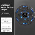 thumbnail image 3 of Máquina de boxeo con música perforador de boxeo inteligente ajustable para gimnasio en casa (negro), 3 of 9