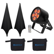 Chauvet DJ EZPar T6 USB Battery Operated D-Fi RGB DMX Wash light+(2) Free Scrims