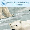 thumbnail image 3 of Polar bear Fluffy Blankets: Microfiber Printed Throw Blanket for Sofa, Bed, Couch, Office & Camping - Custom Lightweight & Warm Pick, 3 of 6