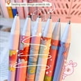 thumbnail image 3 of Bolígrafo de Gel Kawaii de 0,5mm, accesorios de oficina retráctiles para estudiantes, suministros escolares de dibujos animados, papelería, 6 uds. Por juego, 3 of 4