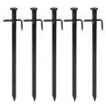 thumbnail image 2 of Canopy Stakes, Corrosion Resistant 5 Pieces Easy Penetration Tents Stakes  For Tent 20cm, 2 of 8