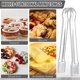 thumbnail image 3 of 24 Piezas Plástico Pinzas para Servir Buffet Mini Pinzas para Utensilios para Servir Pinzas para Aperitivos Pinzas Transparentes para Cocina 6,3 Pulgadas Hielo Pequeño, 3 of 7