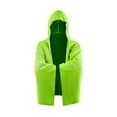 thumbnail image 2 of Cxenplz Men's Hoodie Towel Beach Cooling Hot Weather Sun Protection UPF 50+ Hooded Bath Towel Chic Casual Swimming Net Quick Dry One Size, 2 of 4