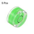 thumbnail image 3 of 5 Packs Round Bubble Level 12x6mm Mini Circular Bullseye Spirit Levels for Camera Tripod Telescope, Green, 3 of 6