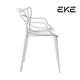 thumbnail image 4 of Sillas de Comedor EKE Life Home Set de 4 Nealtican Exterior Interior PVC blanco GC015, 4 of 8