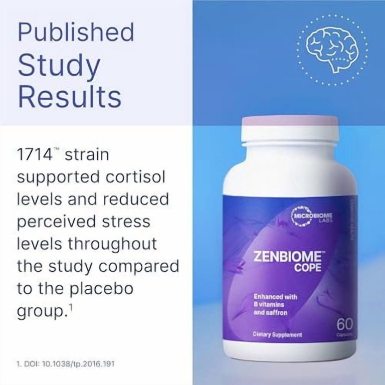 Microbiome Labs Zenbiome COPE - Probiotic Mood Support Supplement