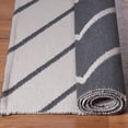 thumbnail image 4 of Superior Zig-Zag Indoor/ Outdoor Area Rug, 6' x 9', Ivory, 4 of 10