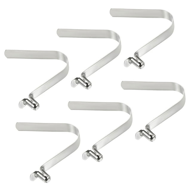 Unique Bargains 10x6mm Kayak Paddle Snaps, Hollow Button Single Pin Lock Tube Spring Clips for Tent Pole, 6 Pack