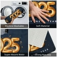 thumbnail image 3 of Pofeuu 2025 Happy New Year 6 Print Flannel Doormats Rug16"x24"Rug Washable Doormats Indoor Outdoor Rugs for Layered Front Door Mats, Porch, Kitchen, Entryway, 3 of 7