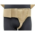 thumbnail image 1 of FlexaMed Ceinture Aine pour Hernie Inguinale Côté Gauche avec Coussinet de Compression Beige Grande, 1 of 5