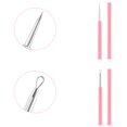 thumbnail image 3 of HLONK Stainless Steel Acne Comedo Pimple Extractor Remover Needle Face Skin Care Tool, 3 of 5