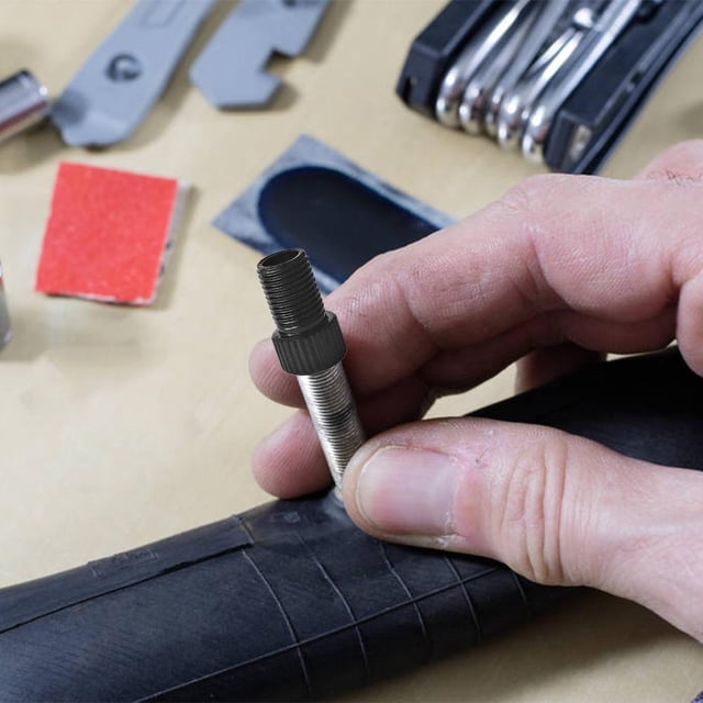 Piezas de ciclismo, convertidor de válvula de bicicleta MTB, adaptador de válvula Presta a Schrader para bicicleta