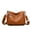 Brown, variant on URSOFINE Genuine Leather Women’s Shoulder Bag Large Trendy Hobo Crossbody Purse for Daily & Travel Use