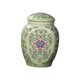 thumbnail image 2 of Jarrón de cerámica para flores, tarro de jengibre de , tarro de almacenamiento de té, pieza decorativa para el hogar, exhibición de bodas en verde Gloria tarro de jengibre, 2 of 9