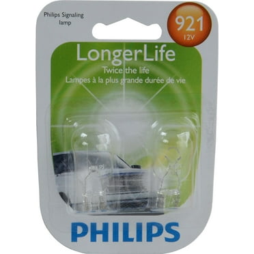 Philips Longerlife Miniature 921Ll, Clear, Push Type, Always Change In Pairs!