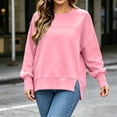 thumbnail image 4 of MexChoioe Womens Sweatshirt Crew Neck Long Sleeve Loose Casual Daily Sweatshirts for Womens, 4 of 6