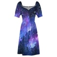 thumbnail image 5 of Galaxy Sleeveless Dress Summer women's clothing dresses summer summer clothes for women elegant evening dresses for women 2024, 5 of 7