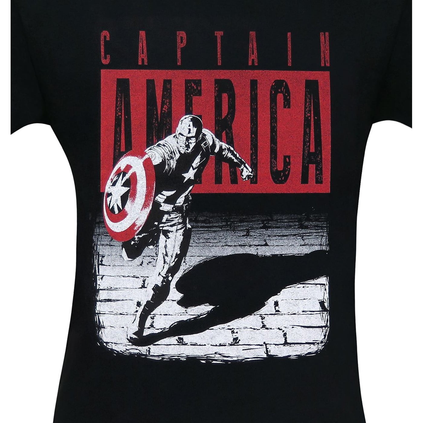 captain america running shirt