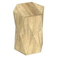 thumbnail image 2 of Mckinley 16 inch Wide Solid Wood Contemporary End Table in Natural, Assembled, 2 of 10