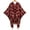 Red, variant on Women’s European & American Style Colorful Fringed Plaid Split Cloak Shawl Fashionable Versatile Open-Front Design Suitable For Daily Wear & Casual Occasions