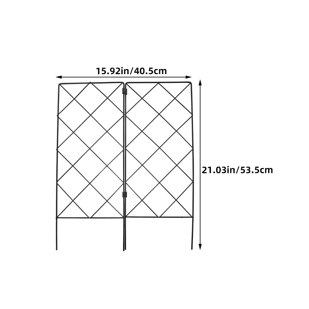 Worgeous 2Pcs Sturdy Plant Climbing Rack Gardening Plant Support Trellis Potted Plant Supporting Rack