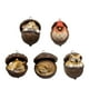 thumbnail image 3 of Heart-Shaped Resin Ornaments with Animal Designs for Christmas Tree and Holiday Home Decor, 3 of 3