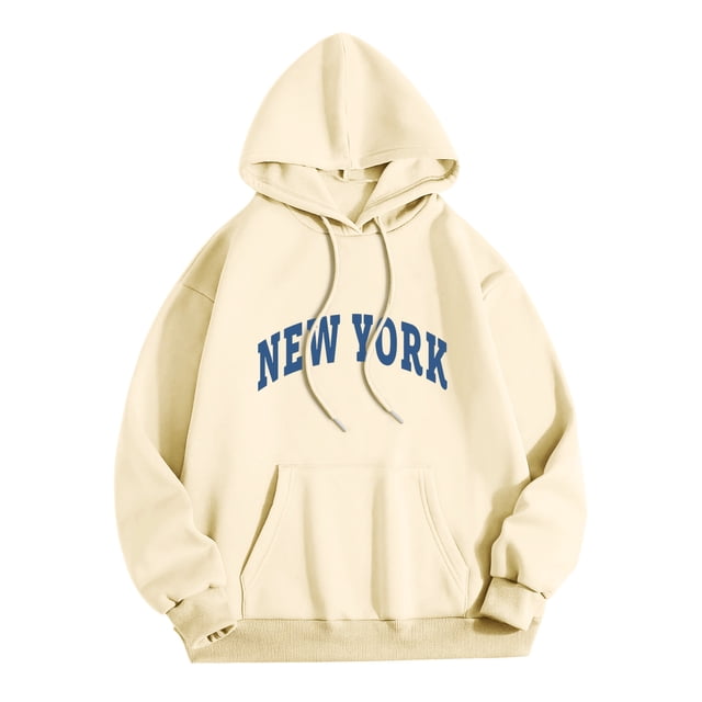 toraway Sweatshirts à Col Rond Hommes Graphique Drôle Hommes Femmes Lettre Graphique Imprimé à Capuche Col à Capuche Manches Longues Sweat-Shirt Hauts TG