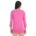 thumbnail image 4 of Devon & Jones Ladies' Perfect Fitâ„¢ Y-Placket Convertible Sleeve Knit Top - DP186W, 4 of 4