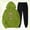 Green, variant on WILLBEST hoodie women Women's Autumn and Winter Casual Rabbit Print Round Neck Hooded Long Sleeve Sweatshirt and Pants Suit (Style 7) manteau femme