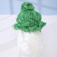 thumbnail image 6 of Pet Wig Costume for Cats and Dogs Funny Headpiece for Dress Up Photoshoot Party Decoration Silly Animal Hair Wig Silly Look, 12 Inch Green, 6 of 7