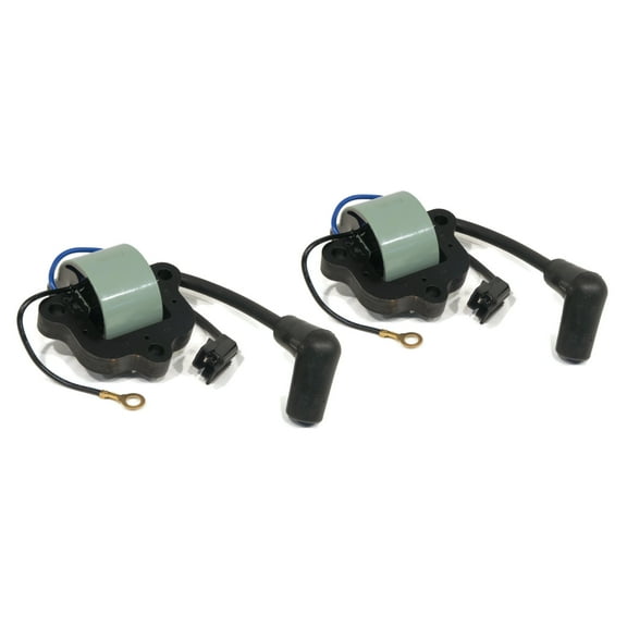 The ROP Shop 2-Pack - Outboard Ignition Coils for 1983 Johnson 40 HP J40RWCTR, J40RWLCTR