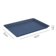 thumbnail image 5 of BAETEUY Food Serving Tray with Non-Slip Base Large Capacity Food Grade BPA Free Fruit Cookies Dessert Reusable Plastic Tray, 5 of 7