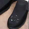 thumbnail image 4 of Xfvqtps Mens Casual Slip on Snow Boots Fleece Lined Waterproof Winter Shoes Comfortable Outdoor Warm Thick Sole Ankle Boots Black, 4 of 9