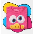 thumbnail image 3 of Shop4Ever Silly  Eye Turkey Face Thanksgiving Toddler's Cotton T-Shirt 2T Hot Pink, 3 of 6