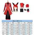 thumbnail image 3 of Peluca de fantasía de Alastor para Halloween, disfraz de hotel de dibujos animados de Anime, guantes, ropa de fantasía para juego de rol para hombres adultos, 3 of 5