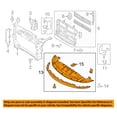 thumbnail image 3 of Fits 10-19 Taurus Front Engine Splash Shield Under Cover Air Deflector FO1228116, 3 of 5