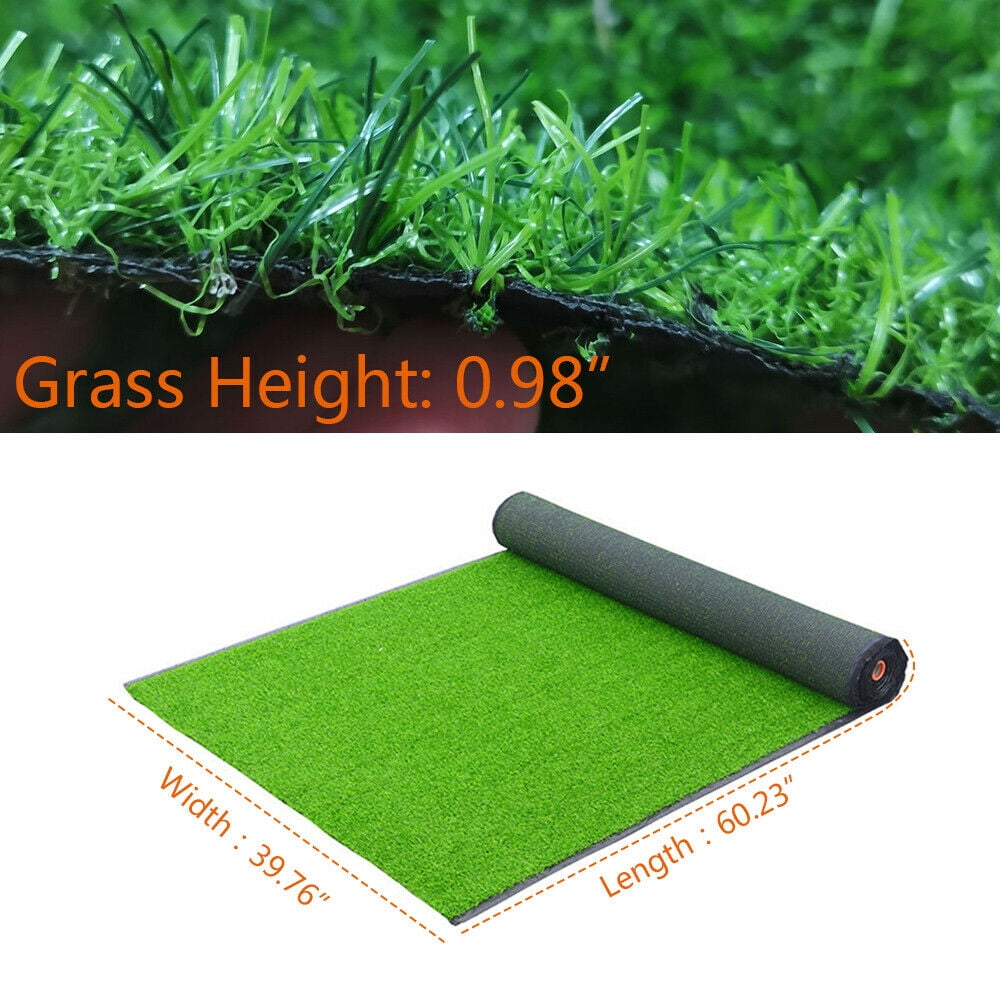 Dark Brown 400x450 cm Grass Rug Synthetic Lawn Comfort 