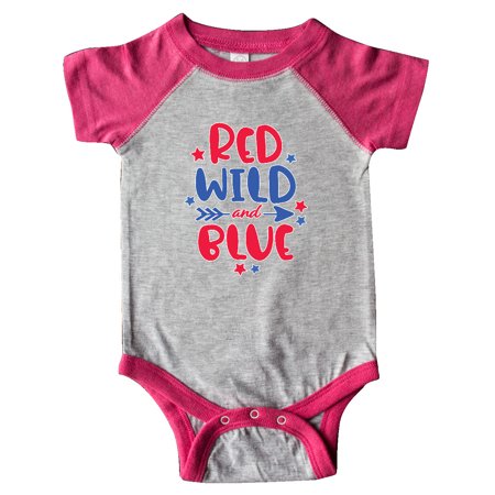 

Inktastic 4th of July Red Wild and Blue with Arrow and Stars Gift Baby Boy or Baby Girl Bodysuit