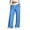 Sky Blue, variant on CaiJunJia Women's Wide Leg Sweatpants High Waisted Baggy Flared Pants Drawstring Athletic Joggers