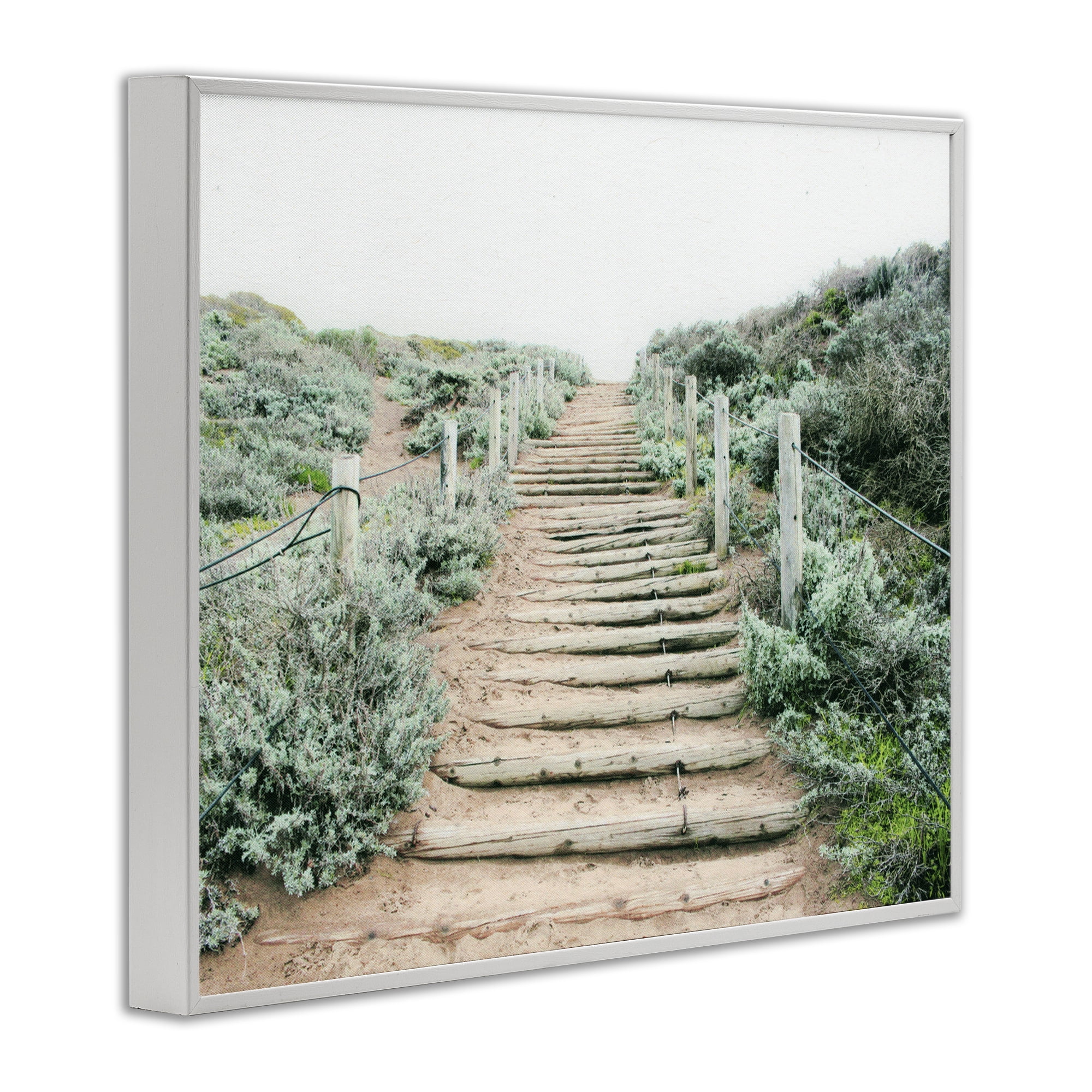 Stupell Industries Stairway To Heaven Path White Framed Giclee Art, design by Leah Noel Art