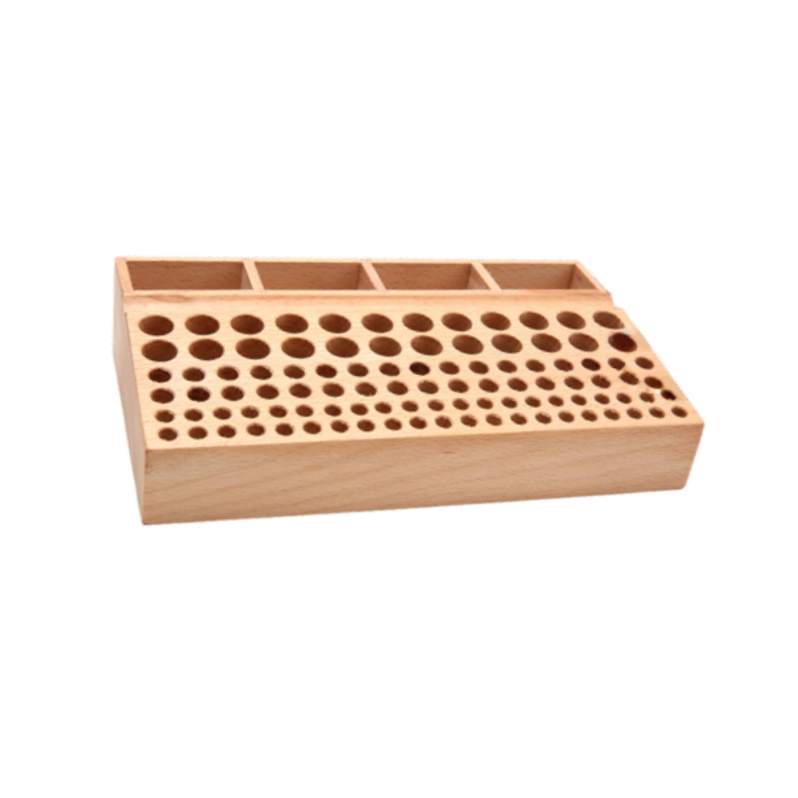 Wxqbjtam Leather Craft Tool Holder Home Wood Leathercraft Stand Holder for Painting Brush