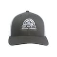 thumbnail image 2 of Gravity Outdoor Retro Trucker Snapback Hat - Grey/White/White, 2 of 4