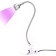 thumbnail image 1 of 1 lámpara de uñas UV (plateada), lámpara de uñas LED de cuello de cisne con 4 intensidades ajustables para curado de esmalte de uñas, mini lámpara de uñas de gel giratoria de 5 W, secador de uñas con clip de seguridad para bricolaje en el hogar Rojo Verde, 1 of 5
