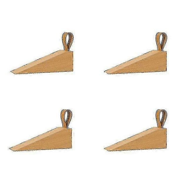4 Nordic Solid Wood Heightened Door Stop Door Stopper Door Stopper Door Stopper Trumpet