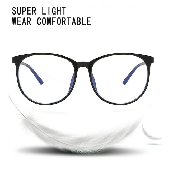Under $10 Glasses Black Gaming Glasses Computer Anti-Fatigue Blue Light Blocking Filter Eyeglasses