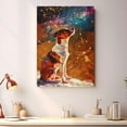 thumbnail image 4 of Smooth Fox Terrier Dog Art Print Poster, Wall art Canvas Painting Decor, Dog Pop Starry Night Art Home Decor Artwork For Bedroom Living Room Bathroom Décor, 4 of 6